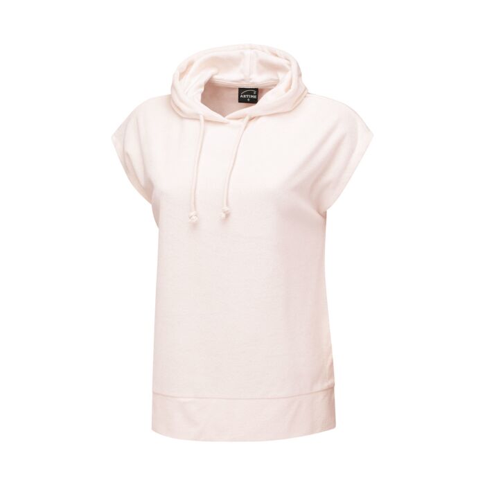 Frottee Oberteil Damen mit Kapuze, offwhite, XS von Artime