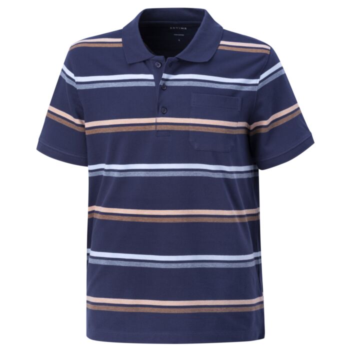 Herren Polo Piqué Shirt gestreift Herren Polo Piqué Shirt gestreift von Artime
