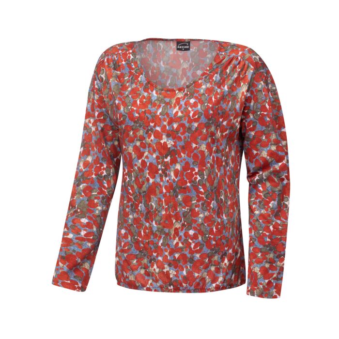 Langarmshirt Damen Allover-Print mit Modal von Artime