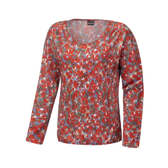 Langarmshirt Damen Allover-Print mit Modal Langarmshirt Damen Allover-Print mit Modal von Artime