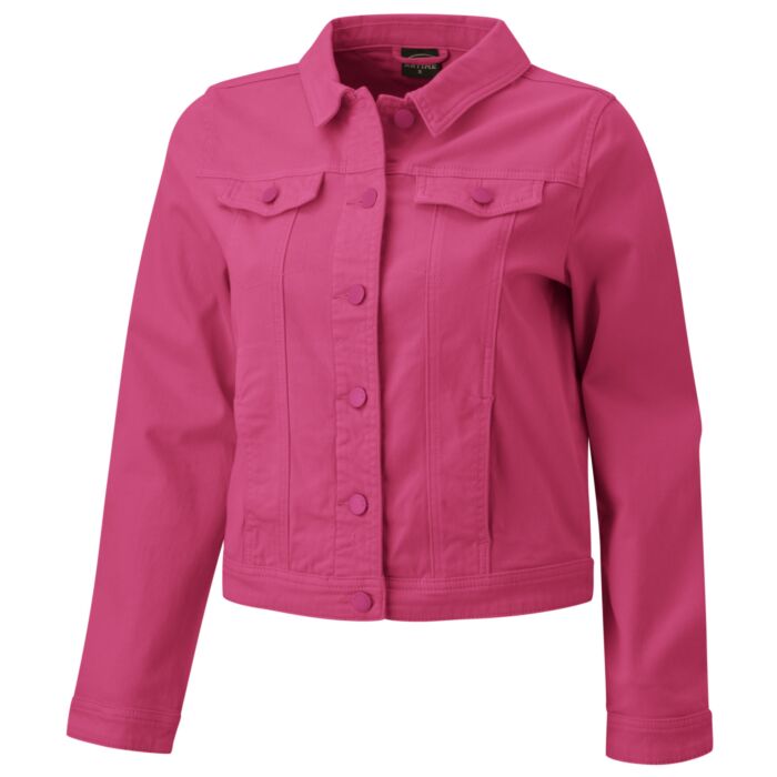 Leichte Jeansjacke in Sweat-Qualität., pink von Artime