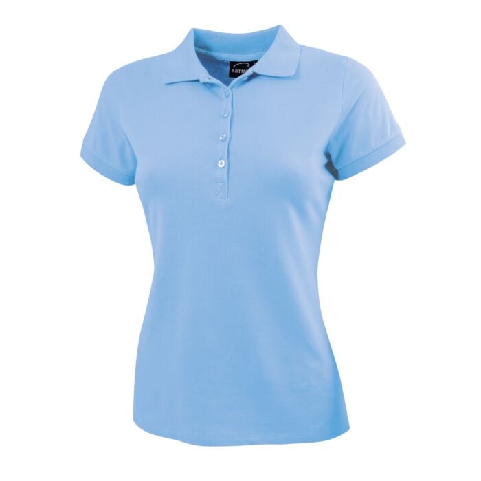 Polo-Piqué-Shirt, hellblau von Artime