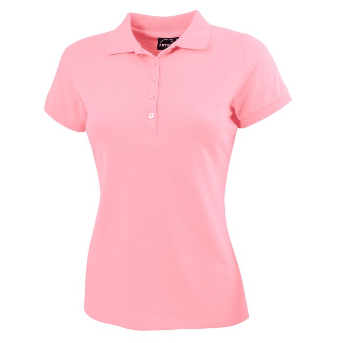 Polo-Piqué-Shirt, rosa von Artime