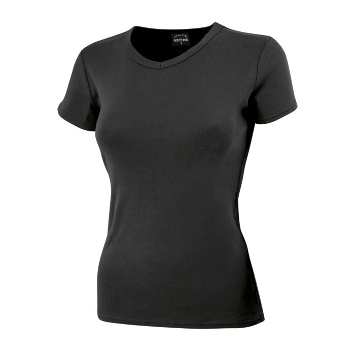 Schlichtes V-Neck Damen T-Shirt Schlichtes V-Neck Damen T-Shirt von Artime