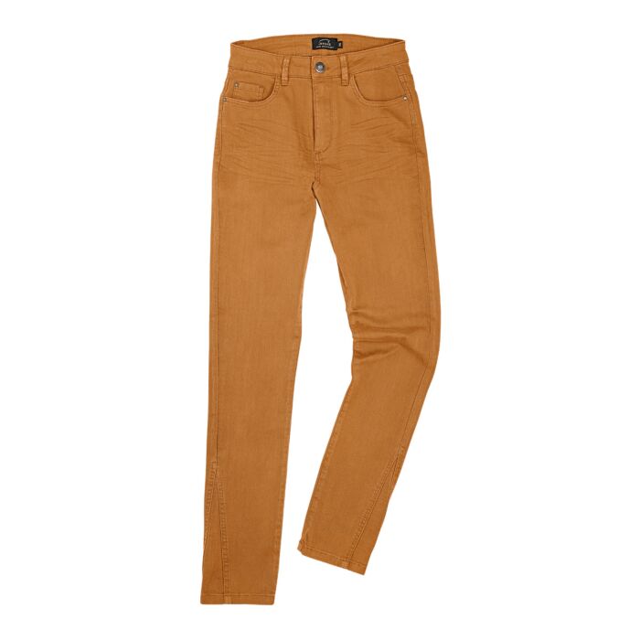 Schmale Stretchjeans, camel, 36 von Artime