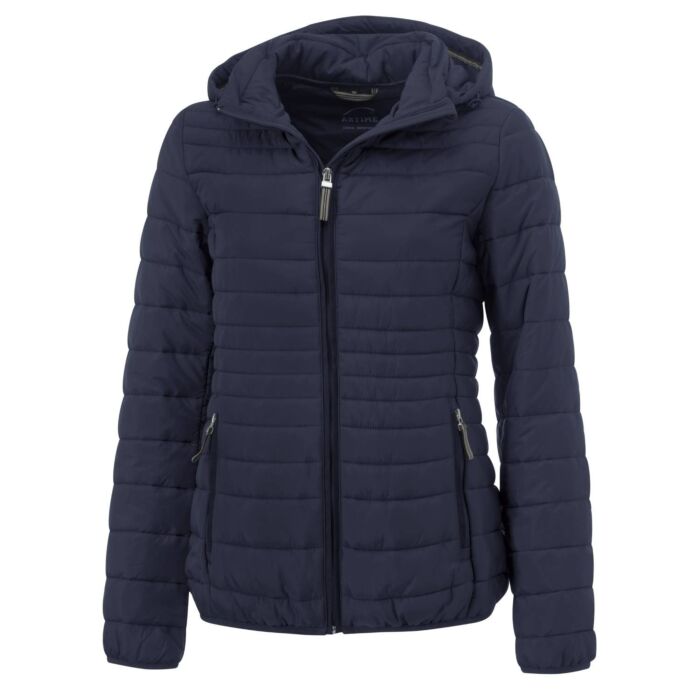 Steppjacke mit abnehmbarer Kapuze, navy, 36 von Artime