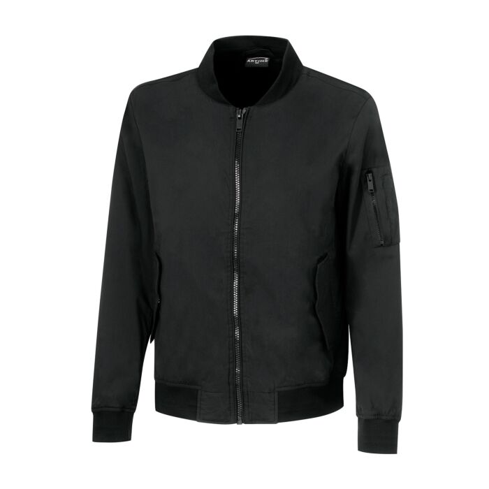 Stretch Blouson in leichter Qualität, schwarz, M von Artime