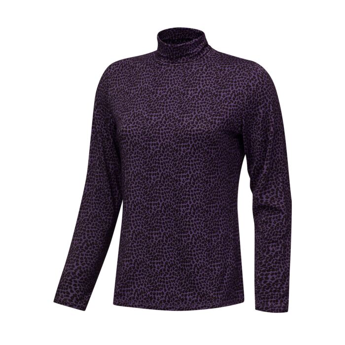 Stretch Rollkragenshirt Damen Animal-Print Stretch Rollkragenshirt Damen Animal-Print von Artime