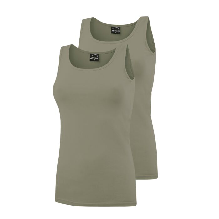 Top Duo-Pack, olive, S von Artime