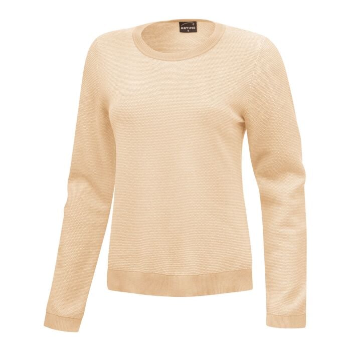 Trendiger Pullover von Artime, beige, XXL von Artime