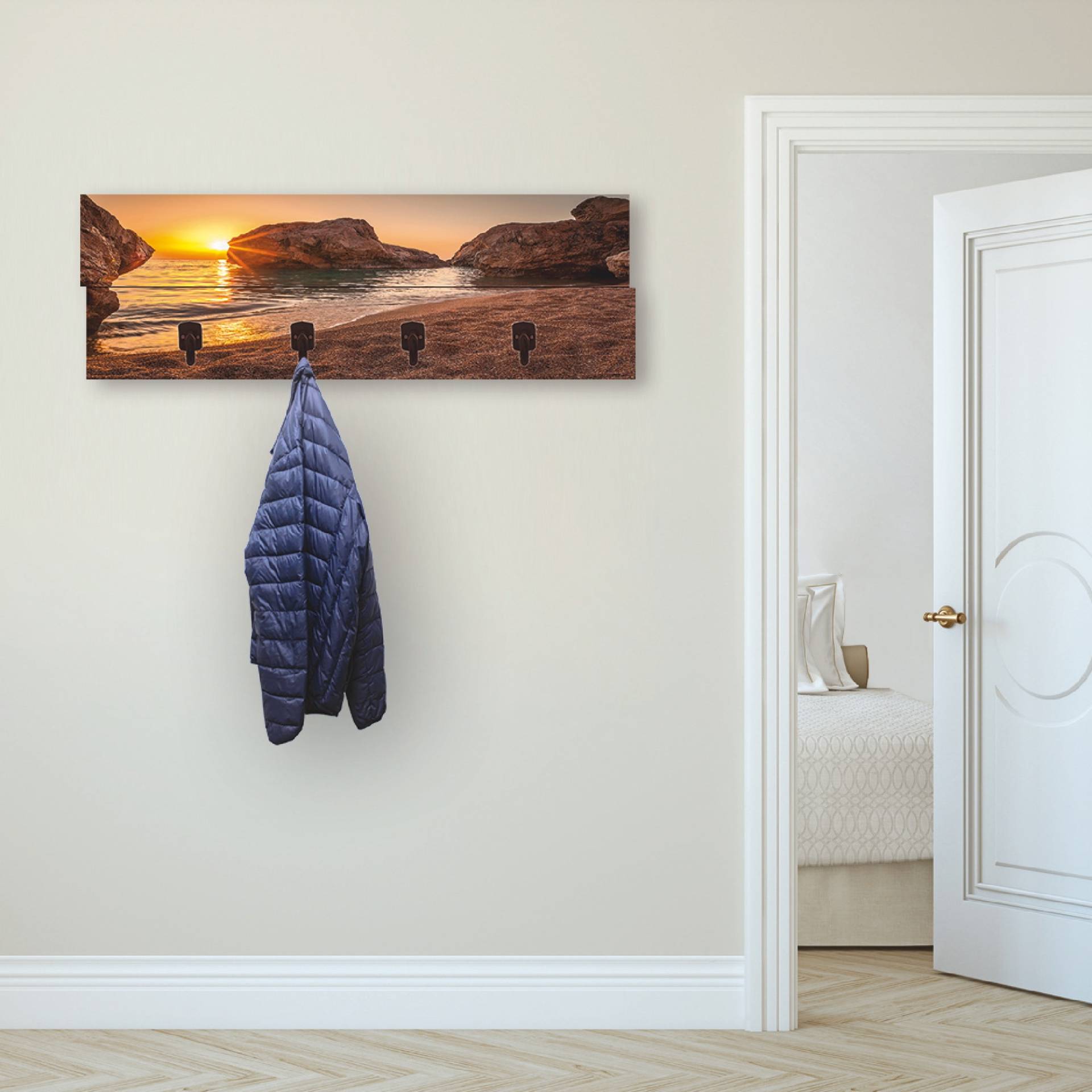 Artland Garderobenleiste »Sonnenuntergang und Strand«, teilmontiert Artland Garderobenleiste »Sonnenuntergang und Strand«, teilmontiert von Artland