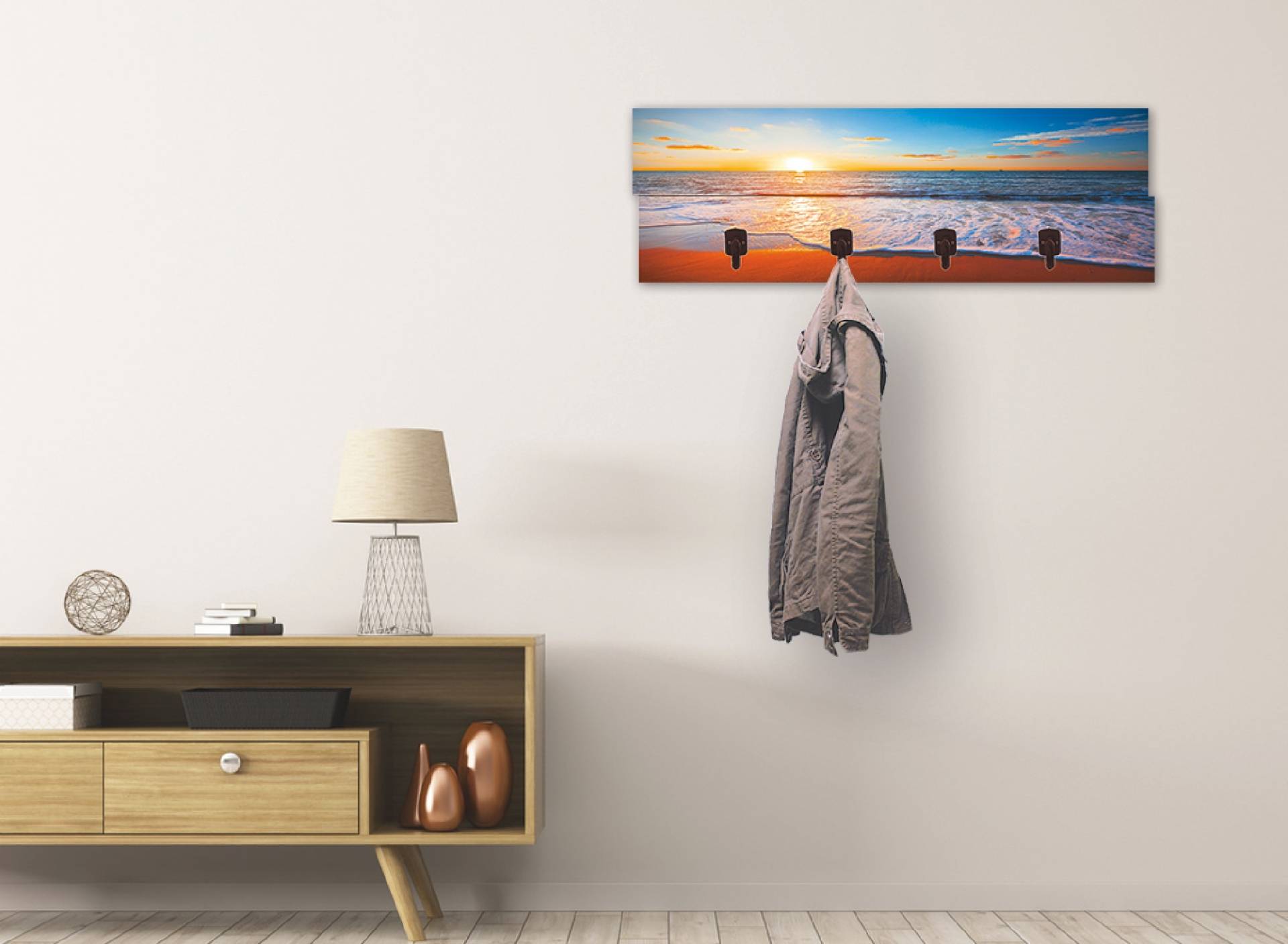 Artland Garderobenleiste »Sonnenuntergang und das Meer«, teilmontiert Artland Garderobenleiste »Sonnenuntergang und das Meer«, teilmontiert von Artland