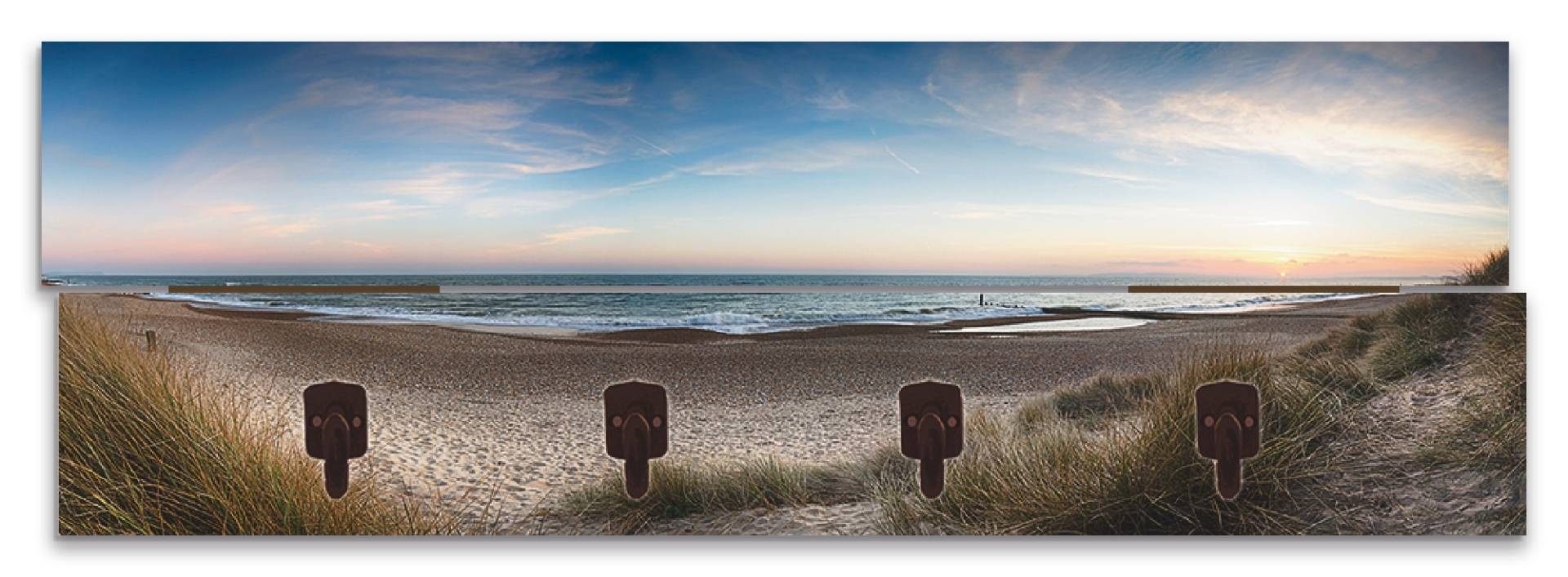 Artland Garderobenleiste »Strand und Sanddünen am Hengistbury Head«, teilmontiert Artland Garderobenleiste »Strand und Sanddünen am Hengistbury Head«, teilmontiert von Artland