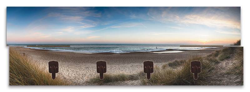 Artland Garderobenleiste »Strand und Sanddünen am Hengistbury Head«, teilmontiert von Artland