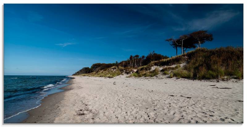 Artland Glasbild »Am Weststrand- Ostsee - Darss«, Strand, (1 St.), in verschiedenen Grössen von Artland