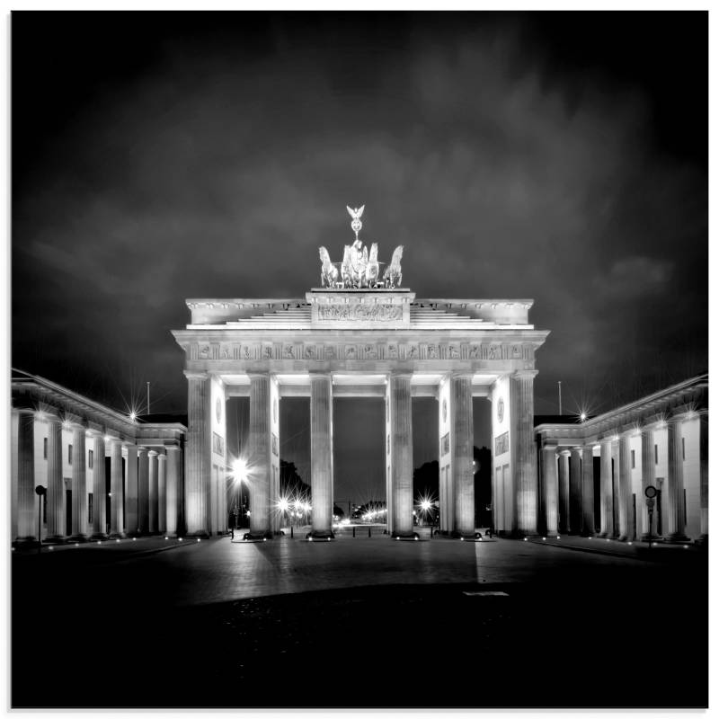 Artland Glasbild »Berlin Brandenburger Tor I«, Gebäude, (1 St.), in verschiedenen Grössen von Artland