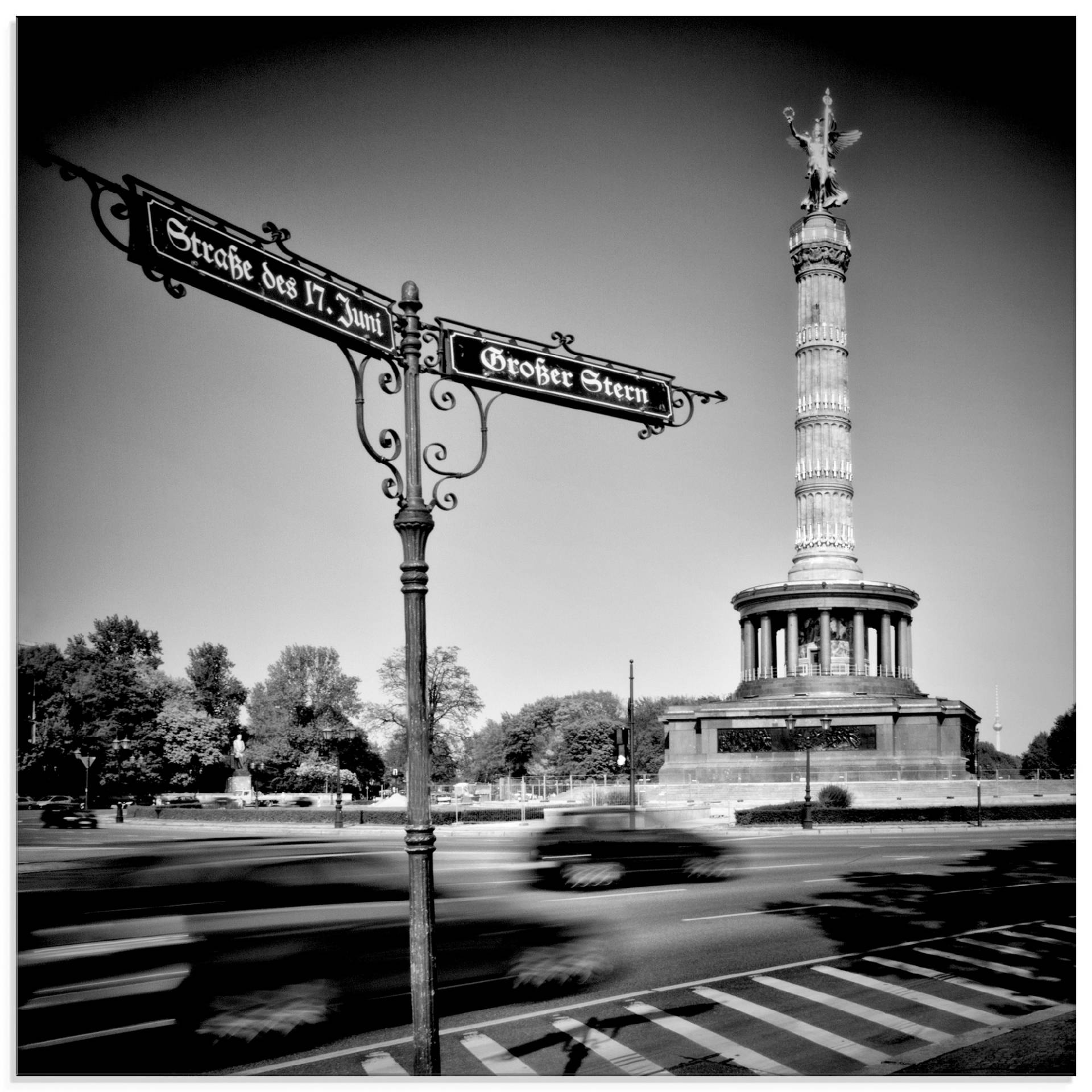 Artland Glasbild »Berlin Siegessäule III«, Gebäude, (1 St.), in verschiedenen Grössen von Artland