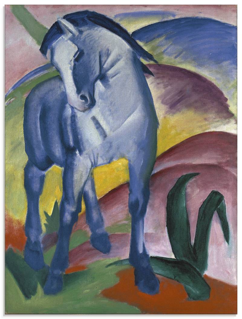 Artland Glasbild »Blaues Pferd I. 1911.«, Haustiere, (1 St.), in verschiedenen Grössen von Artland