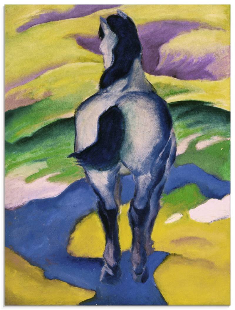 Artland Glasbild »Blaues Pferd II. 1911«, Haustiere, (1 St.), in verschiedenen Grössen von Artland