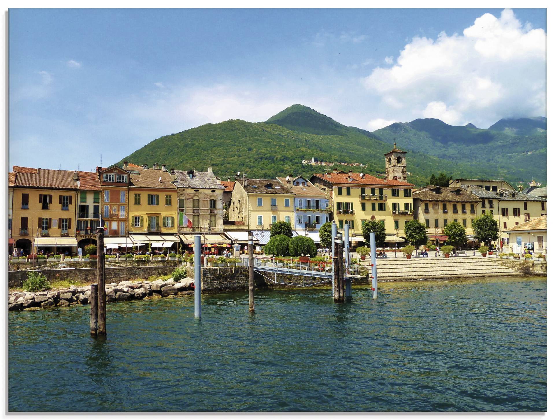 Artland Glasbild »Cannobio am Lago Maggiore«, Gewässer, (1 St.), in verschiedenen Grössen von Artland