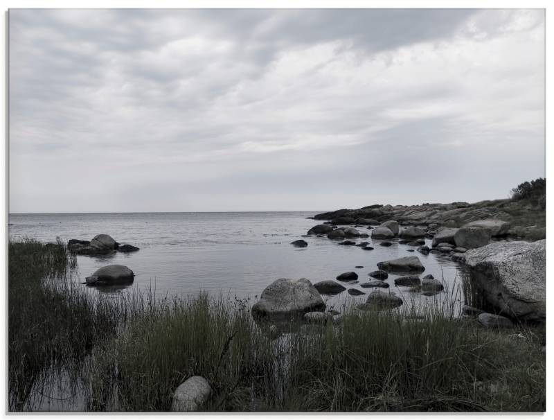 Artland Glasbild »Einsame Bucht am Meer«, Gewässer, (1 St.), in verschiedenen Grössen von Artland