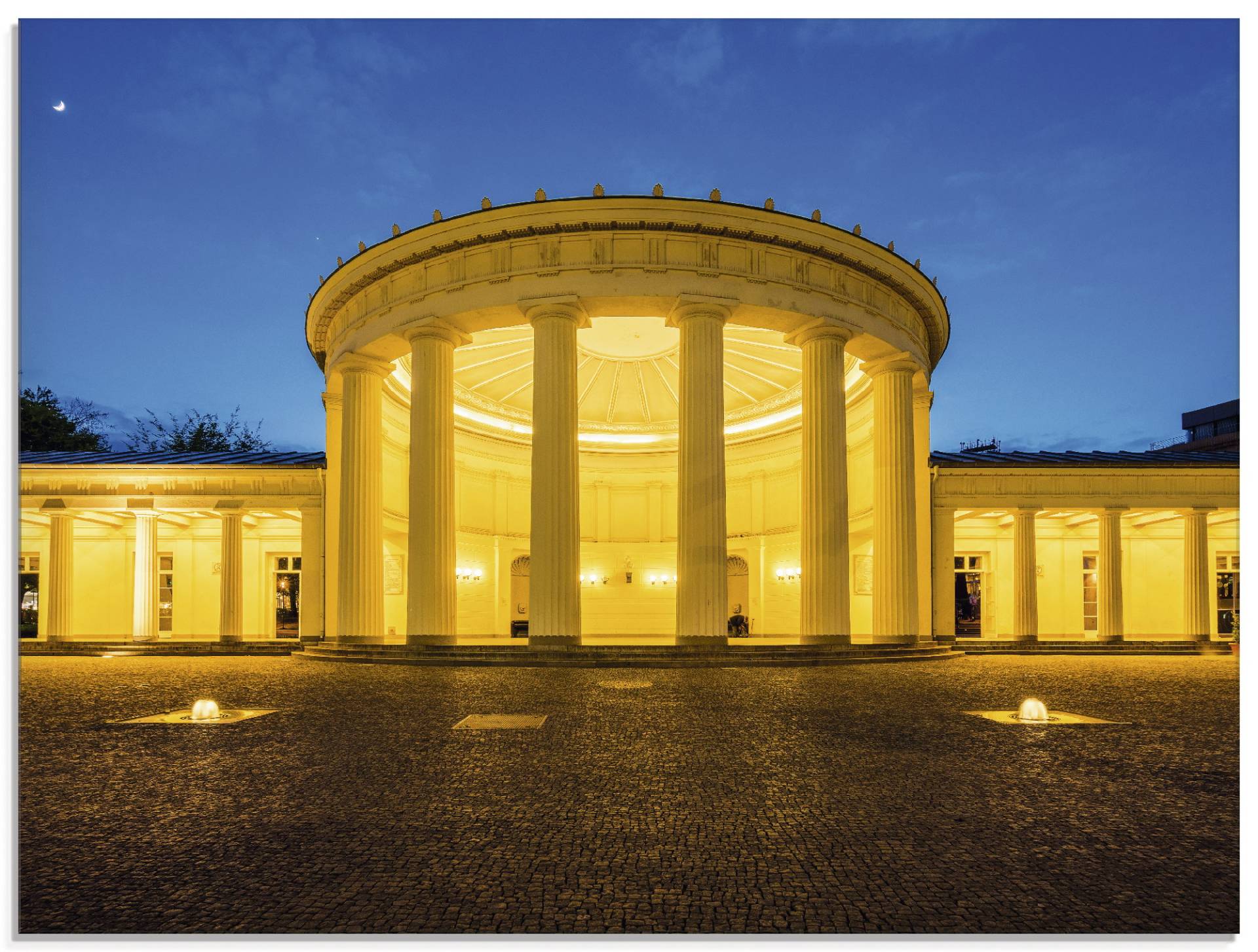 Artland Glasbild »Elisenbrunnen Aachen«, Gebäude, (1 St.), in verschiedenen Grössen von Artland