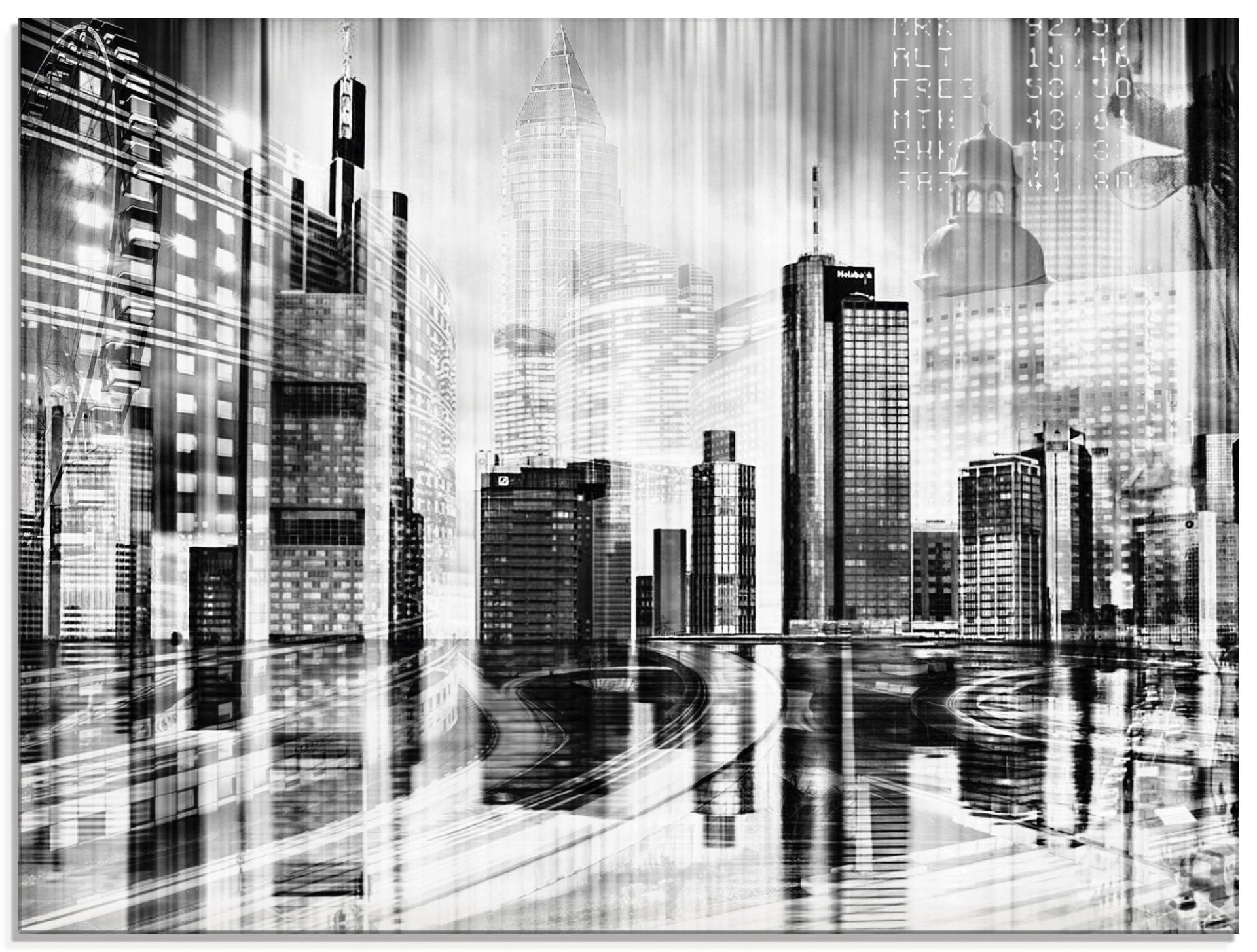 Artland Glasbild »Frankfurt Skyline Collage 01«, Deutschland, (1 St.), in verschiedenen Grössen Artland Glasbild »Frankfurt Skyline Collage 01«, Deutschland, (1 St.), in verschiedenen Grössen von Artland