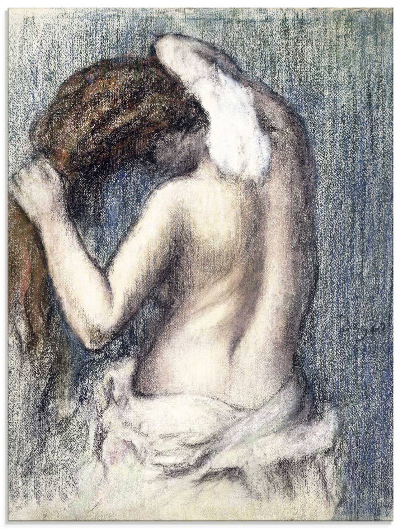 Artland Glasbild »Frau beim Abtrocknen (Femme s'essuyant)«, Frau, (1 St.), in verschiedenen Grössen von Artland