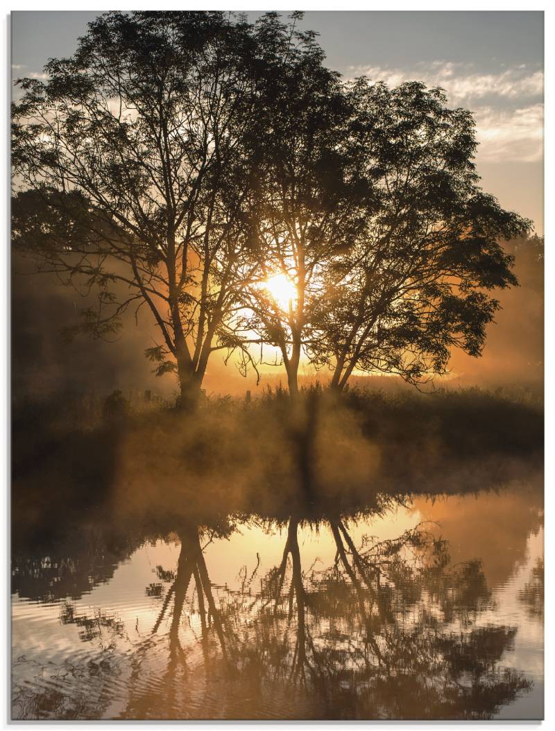 Artland Glasbild »Früh morgens, wenn der Tag erwacht«, Gewässer, (1 St.), in verschiedenen Grössen von Artland