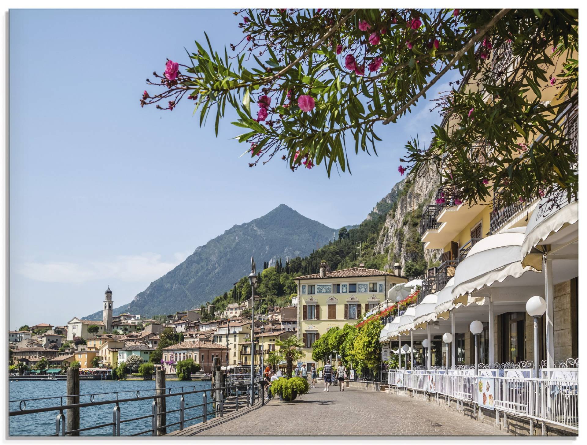 Artland Glasbild »Gardasee Limone sul Garda«, Europa, (1 St.), in verschiedenen Grössen von Artland