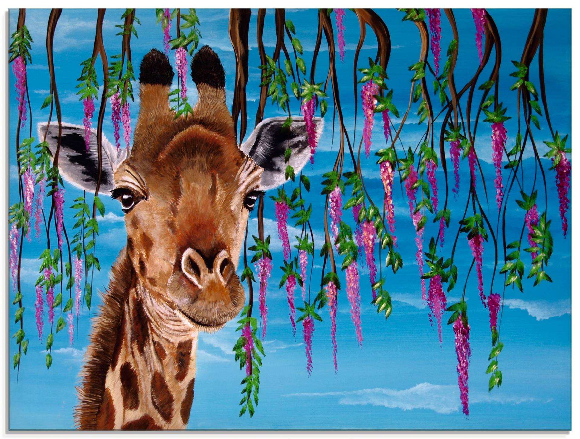 Artland Glasbild »Giraffe«, Wildtiere, (1 St.), in verschiedenen Grössen von Artland