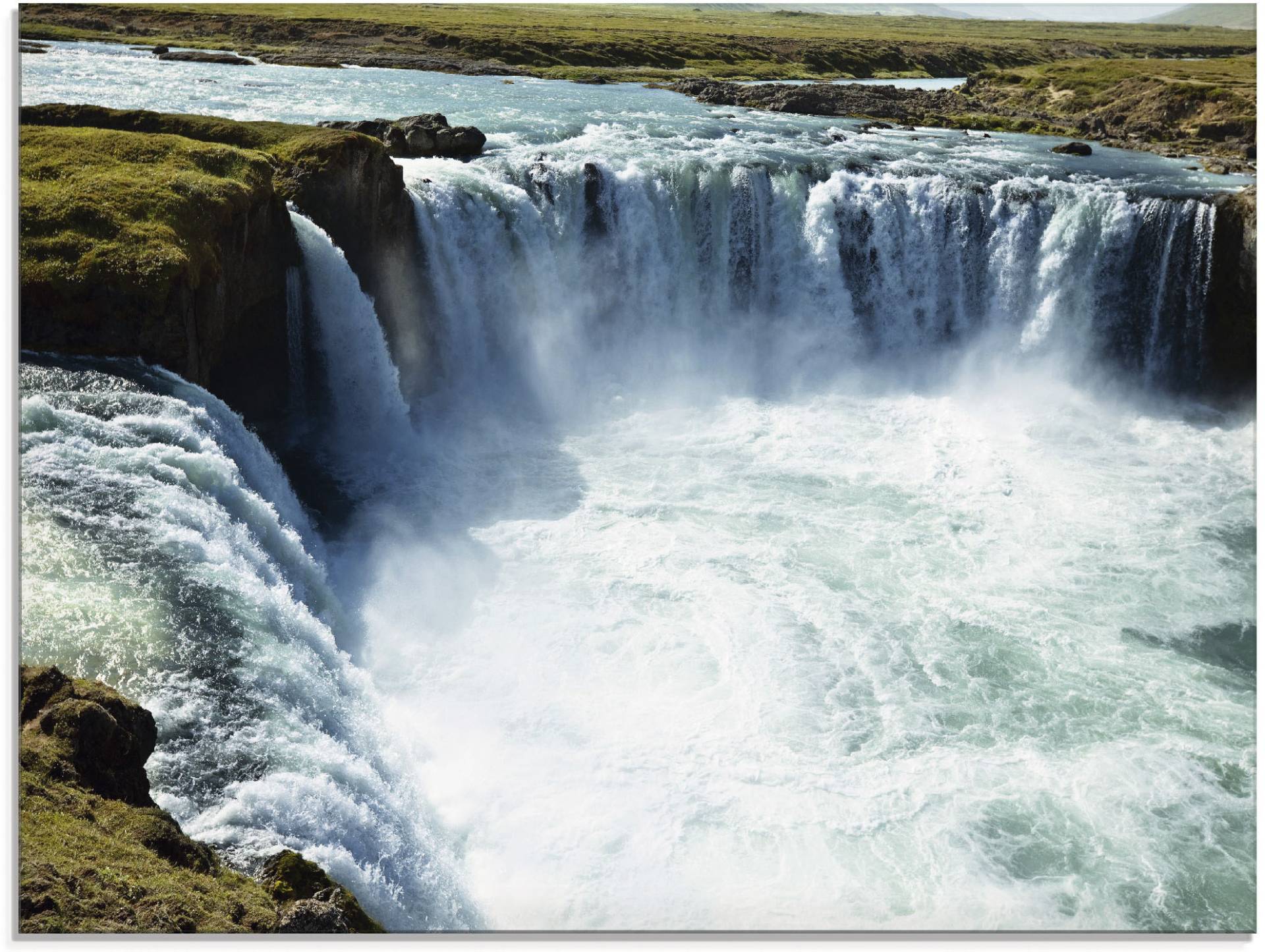 Artland Glasbild »Godafoss«, Europa, (1 St.), in verschiedenen Grössen von Artland