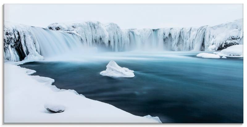 Artland Glasbild »Godafoss«, Gewässer, (1 St.), in verschiedenen Grössen von Artland