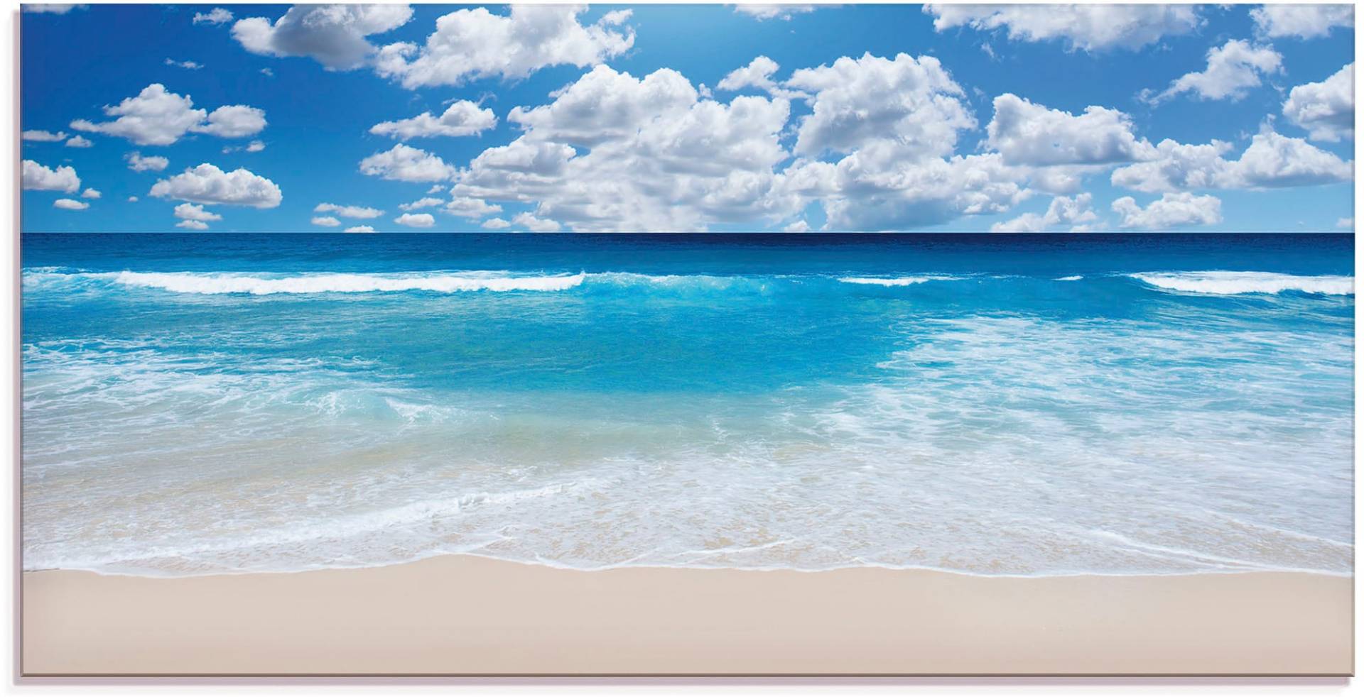 Artland Glasbild »Grossartige Strandlandschaft«, Strand, (1 St.), in verschiedenen Grössen Artland Glasbild »Grossartige Strandlandschaft«, Strand, (1 St.), in verschiedenen Grössen von Artland