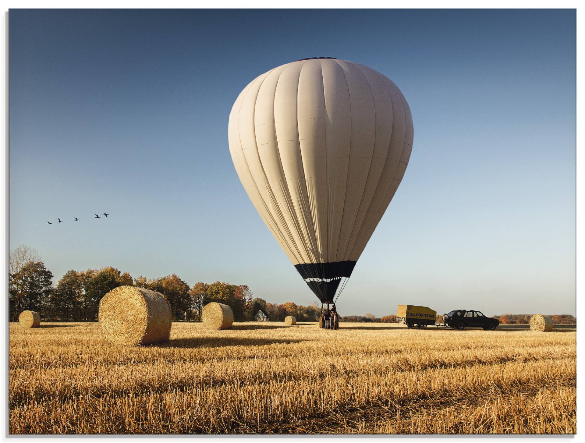 Artland Glasbild »Herbstimpressionen«, Ballonfahren, (1 St.), in verschiedenen Grössen von Artland