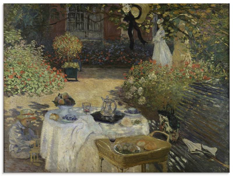 Artland Glasbild »Im Garten Claude Monets in Argenteuil«, Garten, (1 St.), in verschiedenen Grössen von Artland