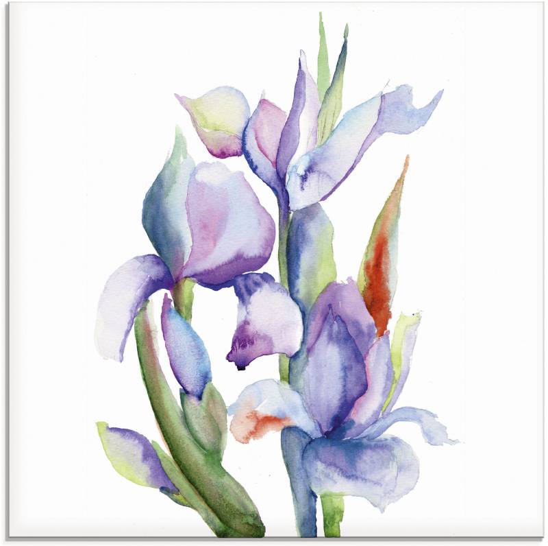 Artland Glasbild »Iris«, Blumen, (1 St.), in verschiedenen Grössen von Artland