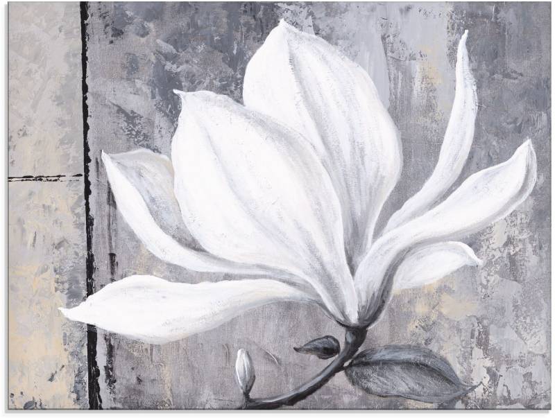 Artland Glasbild »Klassische Magnolie«, Blumen, (1 St.), in verschiedenen Grössen von Artland