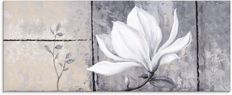 Artland Glasbild »Klassische Magnolie«, Blumen, (1 St.), in verschiedenen Grössen von Artland