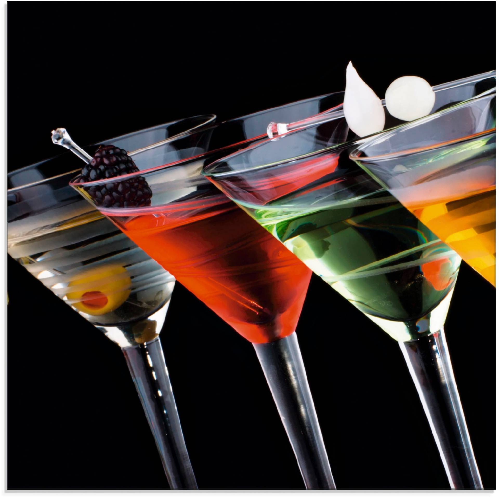 Artland Glasbild »Klassische Martini - Cocktail«, Getränke, (1 St.), in verschiedenen Grössen von Artland