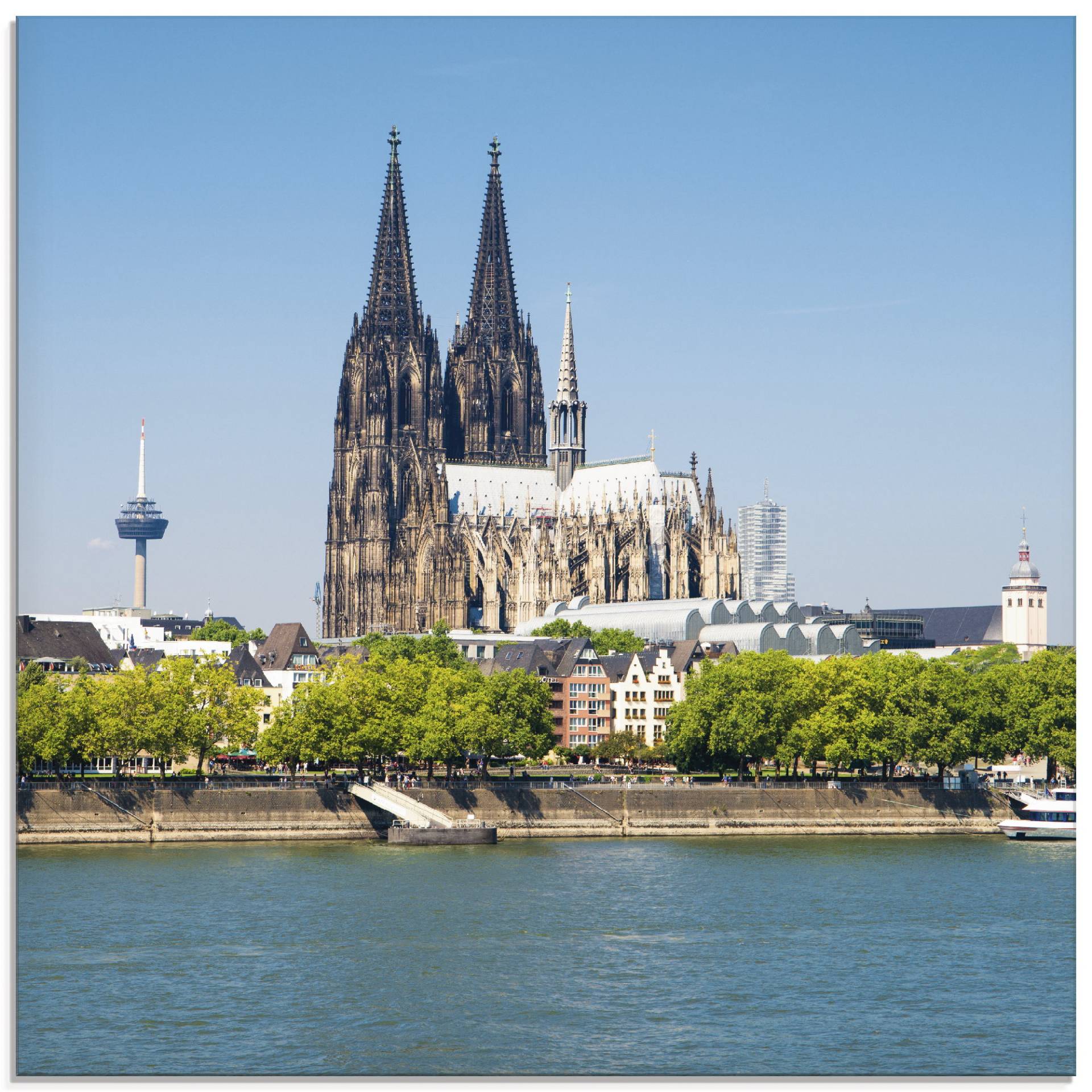 Artland Glasbild »Kölner Dom«, Gebäude, (1 St.), in verschiedenen Grössen von Artland