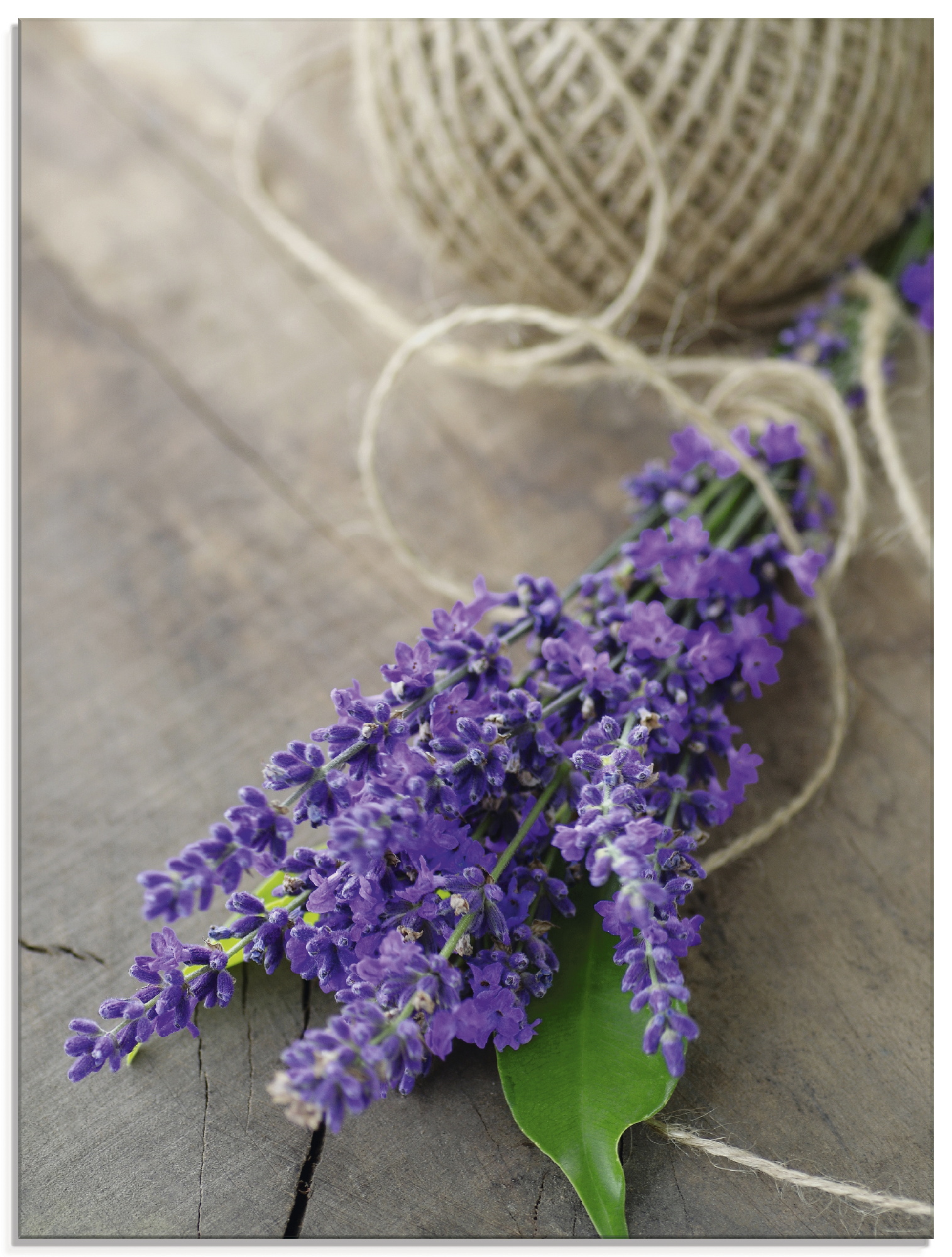 Artland Glasbild »Lavendel Strauss«, Blumen, (1 St.), in verschiedenen Grössen von Artland