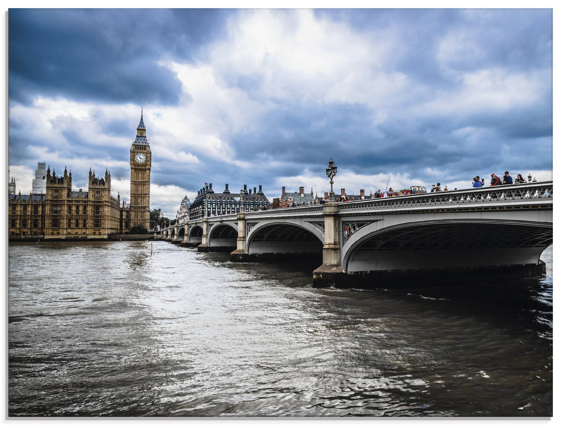 Artland Glasbild »London Westminster Bridge«, Gebäude, (1 St.), in verschiedenen Grössen von Artland