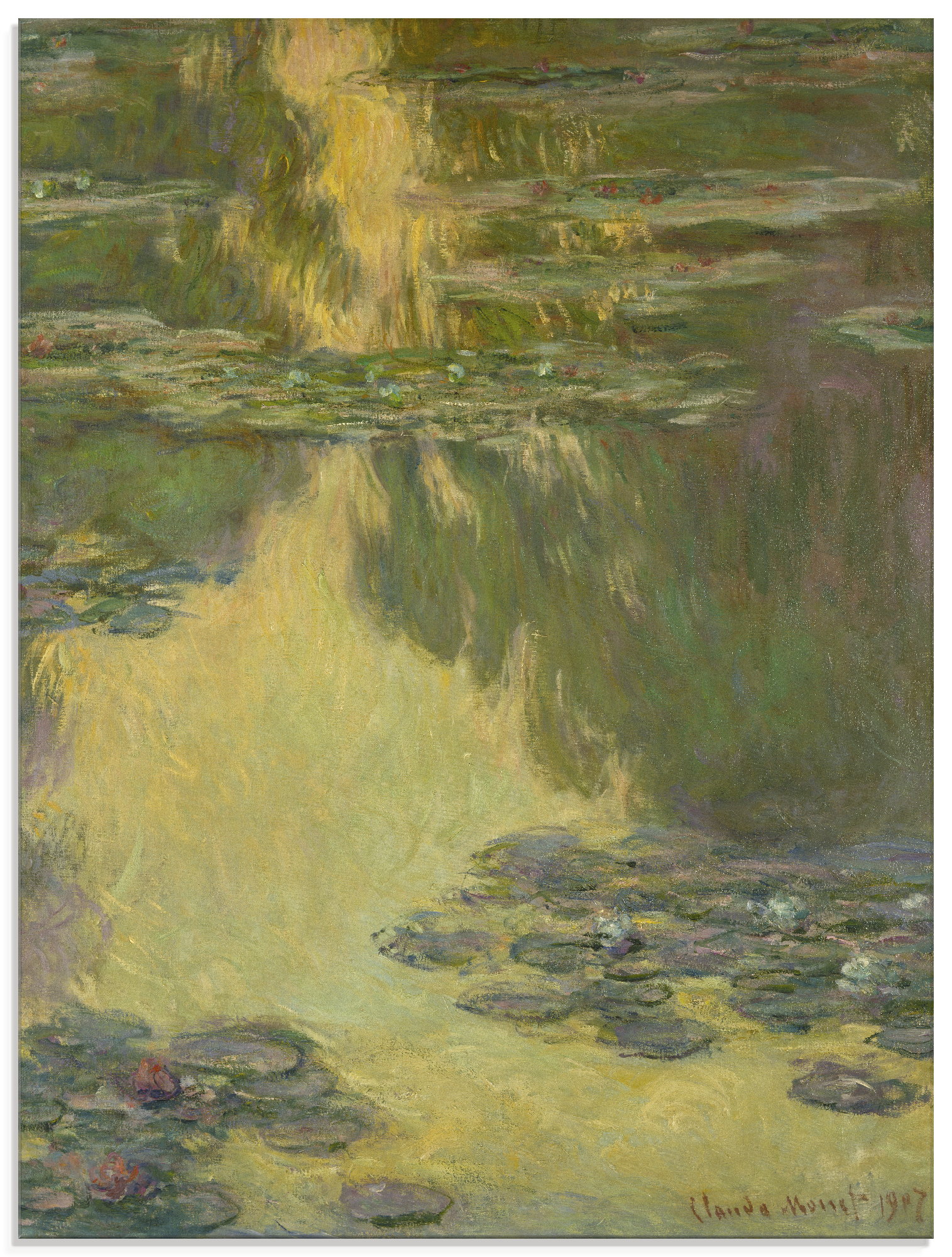 Artland Glasbild »Nymphéas. 1907.«, Blumen, (1 St.), in verschiedenen Grössen von Artland