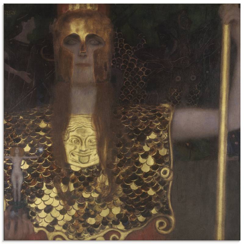 Artland Glasbild »Pallas Athene. 1898«, klassische Fantasie, (1 St.), in verschiedenen Grössen von Artland