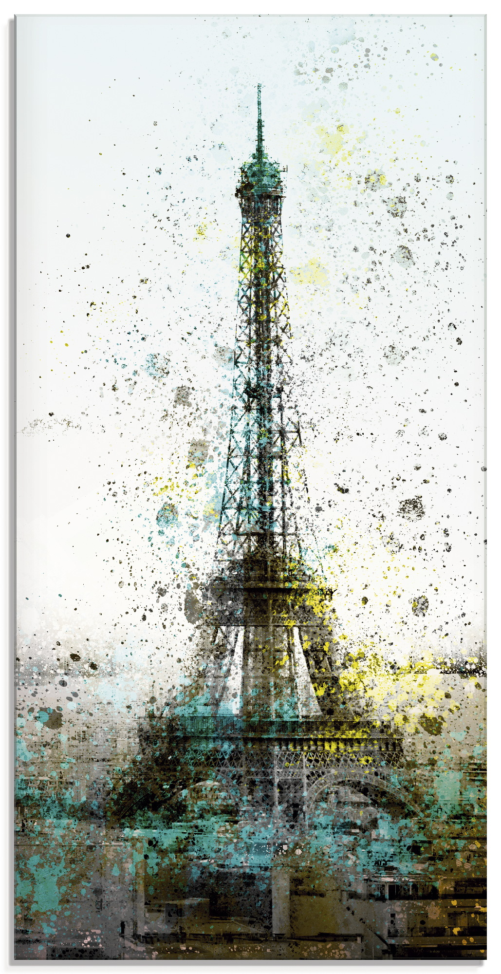 Artland Glasbild »Paris Eiffelturm I«, Gebäude, (1 St.), in verschiedenen Grössen von Artland