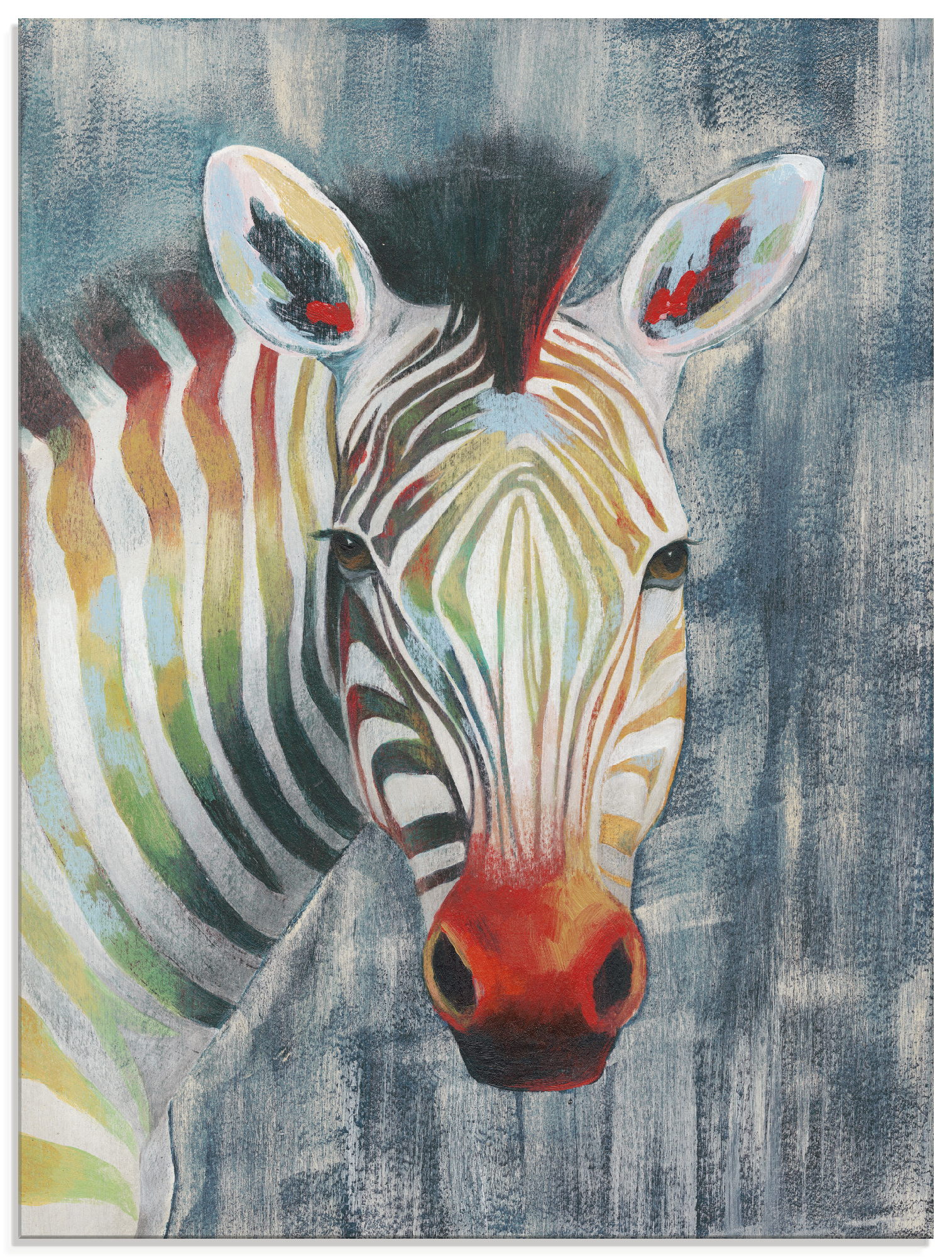 Artland Glasbild »Prisma Zebra I«, Wildtiere, (1 St.), in verschiedenen Grössen von Artland