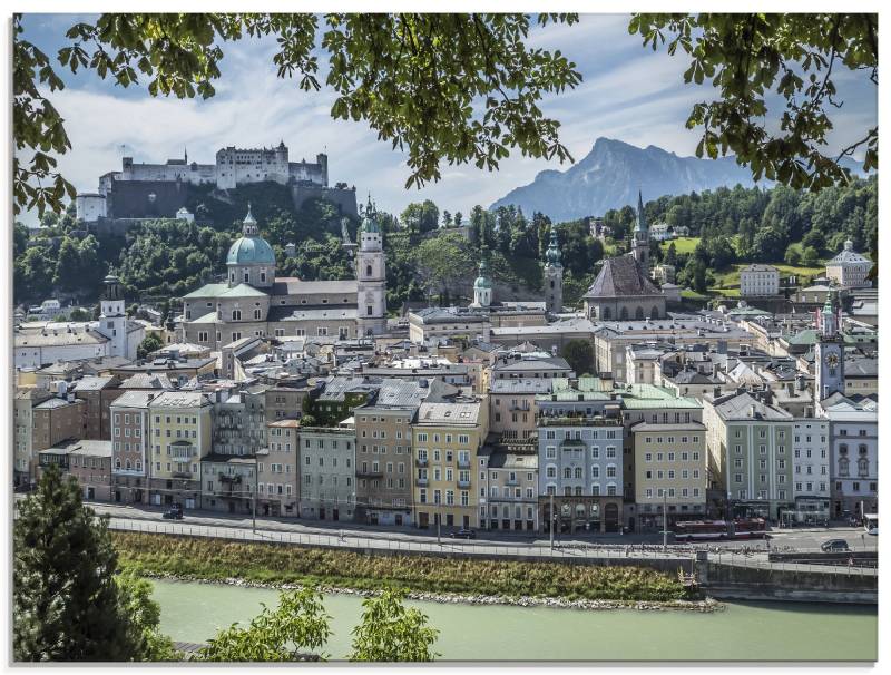 Artland Glasbild »Salzburg Blick auf die Altstadt«, Österreich, (1 St.), in verschiedenen Grössen von Artland