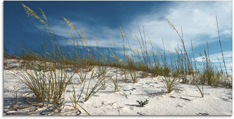 Artland Glasbild »Sanddüne und Gräser«, Strand, (1 St.), in verschiedenen Grössen von Artland