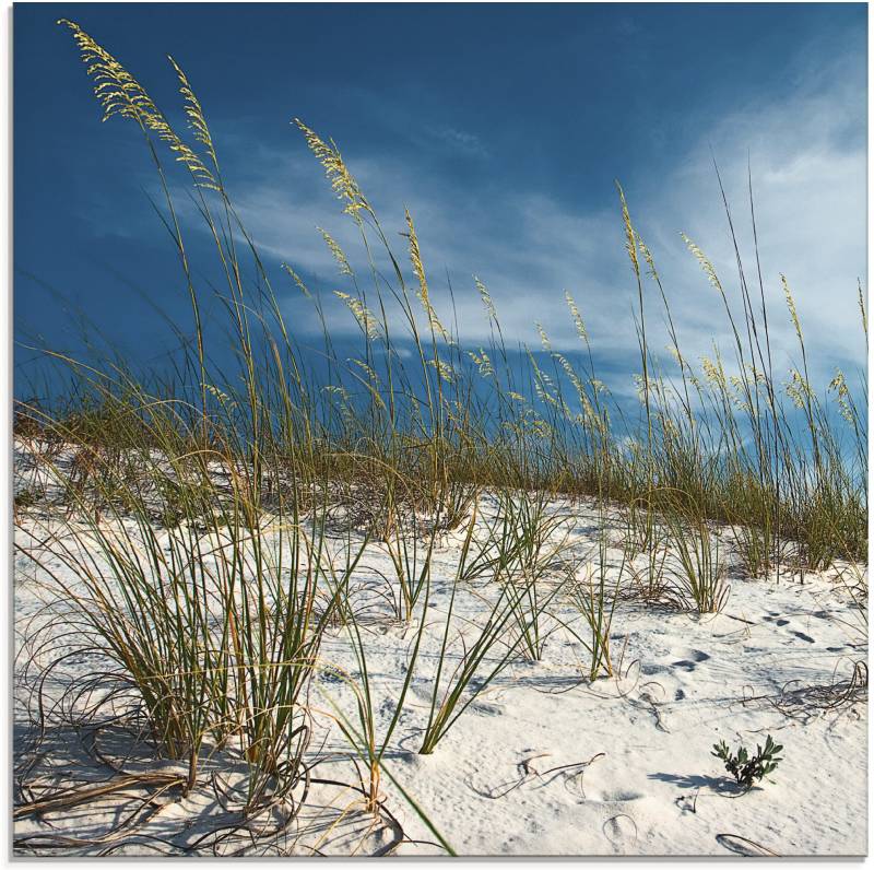 Artland Glasbild »Sanddüne und Gräser«, Strand, (1 St.), in verschiedenen Grössen von Artland